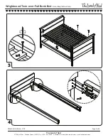 Предварительный просмотр 5 страницы The Land of Nod Wrightwood Twin-over-Full Bunk Bed Assembly Instructions Manual