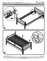 Предварительный просмотр 6 страницы The Land of Nod Wrightwood Twin-over-Full Bunk Bed Assembly Instructions Manual