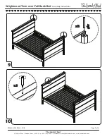 Предварительный просмотр 8 страницы The Land of Nod Wrightwood Twin-over-Full Bunk Bed Assembly Instructions Manual