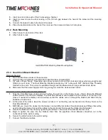 Предварительный просмотр 5 страницы THE MACHINES 760-240W-000 Installation And Operation Manual