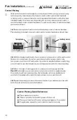 Preview for 10 page of The Modern Fan Company Arbor Flush DC Installation Instructions And Owner'S Manual