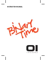 THE-ONE binary time Instruction Manual preview