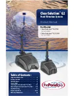 The Pond Guy ClearSolution G2 Product Manual предпросмотр