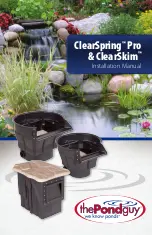 Предварительный просмотр 1 страницы The Pond Guy ClearSpring Pro Installation Manual