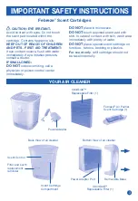 Preview for 3 page of The Procter & Gamble FEBREZE OdorGrab FHT150 Series Manual