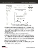 Предварительный просмотр 2 страницы The Radiator Centre Outline Electric Series Fixing Instructions