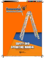 The Renovator Transforma Ladder Safety And Operating Manual preview