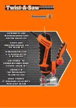 The Renovator Twist-A-Saw Deluxe Kit Safety And Operating Manual preview