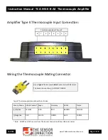 Предварительный просмотр 2 страницы The Sensor Connection TCA-MS-K-8-A4 Instruction Manual