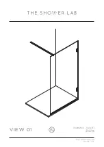 Preview for 1 page of THE SHOWER LAB VIEW 01 Instructions Manual