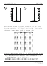 Preview for 8 page of THE SHOWER LAB VIEW 06 Manual