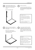 Preview for 8 page of THE SHOWER LAB VIEW 07 Manual