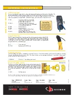 Preview for 4 page of The Siemon Company Multi-Pair Termination Tool S110 Specifications