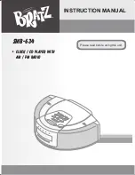 The Singing Machine Bratz SMB-634 Instruction Manual preview