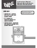 The Singing Machine BRATZ SMB-664 Instruction Manual preview