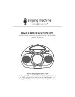 Preview for 1 page of The Singing Machine ISM398BG Instruction Manual