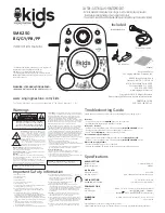 The Singing Machine KIDS SMK250 BG Instruction Manual preview