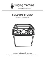 The Singing Machine SDL2093 Studio Instruction Manual preview