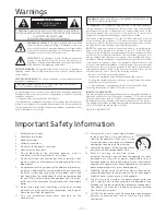 Preview for 2 page of The Singing Machine SDL9040 Instruction Manual