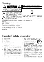 Preview for 2 page of The Singing Machine SDL9050 FESTIVAL Instruction Manual