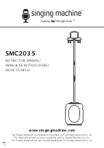 The Singing Machine SMC2035 Instruction Manual preview