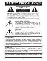 Preview for 2 page of The Singing Machine SMD-411 User Manual