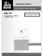 The Singing Machine SMG-158 Instruction Manual preview