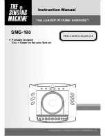 The Singing Machine SMG-180 Instruction Manual preview