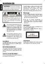 Preview for 2 page of The Singing Machine SMG-301 Instruction Manual