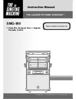 Preview for 1 page of The Singing Machine SMG-900 Instruction Manual