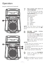 Preview for 16 page of The Singing Machine SML2250 Instruction Manual