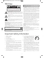 Предварительный просмотр 2 страницы The Singing Machine SML343 BK/P Instruction Manual