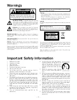 Предварительный просмотр 2 страницы The Singing Machine SML343BTBK Instruction Manual