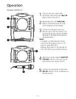 Preview for 14 page of The Singing Machine SML363BTBK Instruction Manual