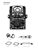 Предварительный просмотр 3 страницы The Singing Machine SML625BTBK Instruction Manual