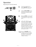 Предварительный просмотр 13 страницы The Singing Machine SML625BTBK Instruction Manual