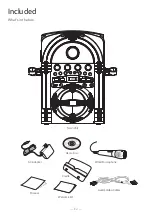 Предварительный просмотр 3 страницы The Singing Machine SML645BT Instruction Manual