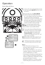 Предварительный просмотр 16 страницы The Singing Machine SML645BT Instruction Manual