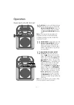 Предварительный просмотр 12 страницы The Singing Machine SML652BK Instruction Manual