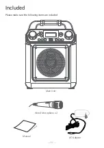 Предварительный просмотр 3 страницы The Singing Machine SML654BK Instruction Manual