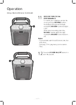 Preview for 18 page of The Singing Machine SML682BTBK Instruction Manual