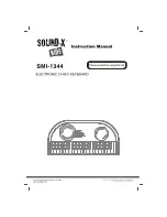 The Singing Machine Sound X Kids SMI-1344 Instruction Manual preview
