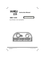 Предварительный просмотр 1 страницы The Singing Machine Sound X Kids SMI-1344 Instruction Manual