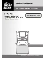 Preview for 1 page of The Singing Machine STVG-707 Instruction Manual