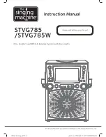 The Singing Machine STVG785 Instruction Manual preview