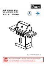 The Source 720-0089-LP Use And Care Manual preview