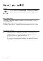 Preview for 8 page of The Splash Lab TSL.410 Installation & Maintenance