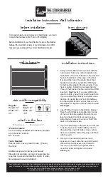 The Stair Barrier Wall to Banister Installation Instructions preview