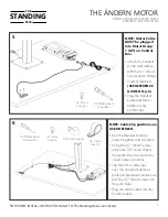 Предварительный просмотр 5 страницы THE STANDING DESK THE ÄNDERN MOTOR Assembly Instructions Manual