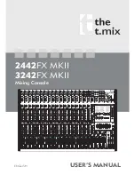 Preview for 1 page of The t.mix 2442FX MKII User Manual